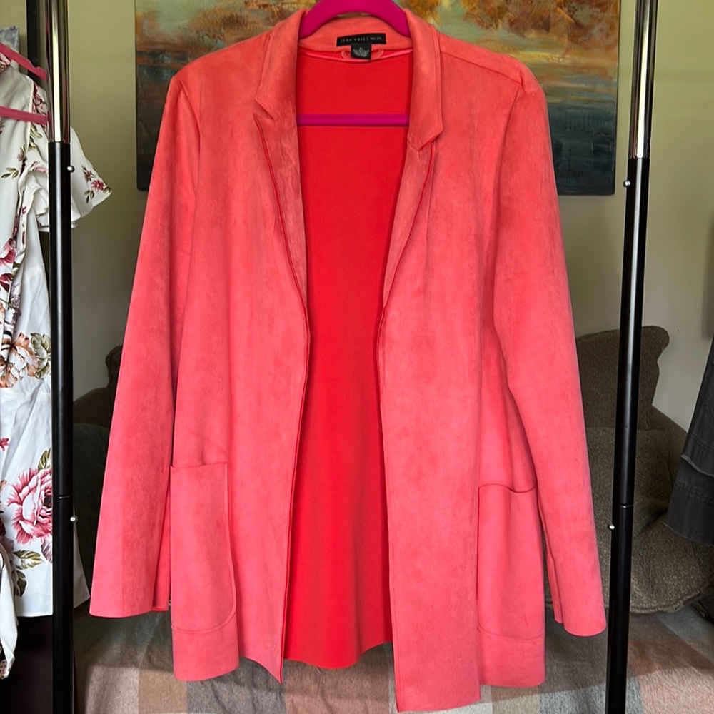 Blazer by Joan Vass in Salmon